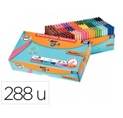 Feutre coloriage bic visa xl pack scolaire 238 + 50 unités gratuits