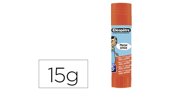 Colle cléopâtre stick coloris bleu marine