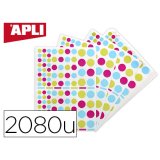 Gommette apli kids funny peps pochette 20 feuilles 2080     unites