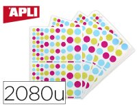 Gommette apli kids funny peps pochette 20 feuilles 2080     unites