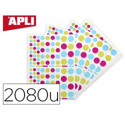 Gommette apli kids funny peps pochette 20 feuilles 2080     unites