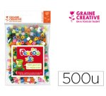 Sachet de 500 perles mixtes xxl 10mm