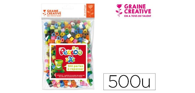 Sachet de 500 perles mixtes xxl 10mm