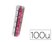 Étui à monnaie pour pièces de 0,05 euro lot 100 unités