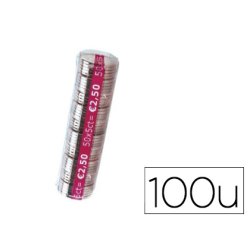 Étui à monnaie pour pièces de 0,05 euro lot 100 unités