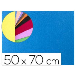Plaque mousse liderpapel texture serviette 50x70cm 60g/m2 épaisseur 2mm unicolore bleu