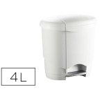 Poubelle hygiénique pédale + bac intérieur amovible idéale salle de bains 4l