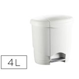Poubelle hygiénique pédale + bac intérieur amovible idéale salle de bains 4l