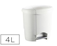 Poubelle hygiénique pédale + bac intérieur amovible idéale salle de bains 4l