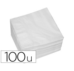 Serviette ouate 2 plis 30x30cm paquet 100 unités