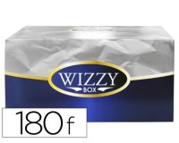 Essuie-mains pure ouate gaufrée 2 plis 21x21cm boîte distributrice 180 feuilles