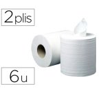 Bobine essuyage dévidange centrale 20x30cm 450 feuilles prédécoupées pack 6 unités