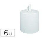 Bobine essuyage dévidage centrale 20x20cm 450 feuilles prédécoupées pack 6 unités