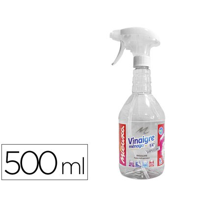 Vinaigre ménager 14 degrés nettoie dégraisse désodorise pistolet 500ml