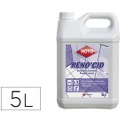 Détartrant désincrustant sanitaire élimine tartre calcaire rouille parfum floral bidon 5l