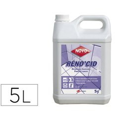 Détartrant désincrustant sanitaire élimine tartre calcaire rouille parfum floral bidon 5l