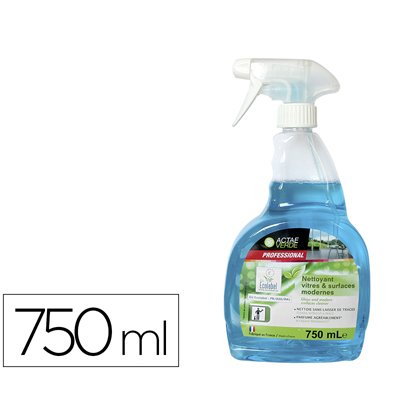 Nettoyant vitres écolabel nettoyage sans traces parfum pin pistolet 750ml