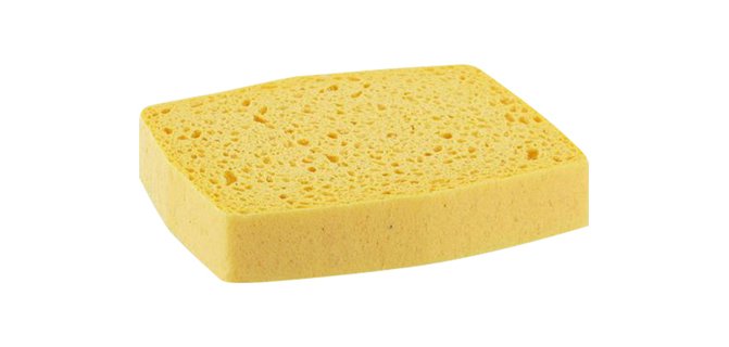 Éponge végétale nº4 résistante eau de javel grand pouvoir d'absorption lot 10 unités