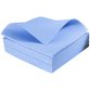 Lavette non tissée 38x38cm coloris bleu lot 10 unités