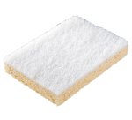 Éponge récurante gm double face blanche nettoyage surfaces délicates 13x9cm