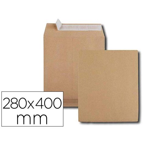 Pochette gpv kraft 120g e4 280x400mm soufflet 30mm paquet 50 unités