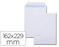 Pochette gpv blanche recyclée 90g c5 162x229mm boîte 500 unités