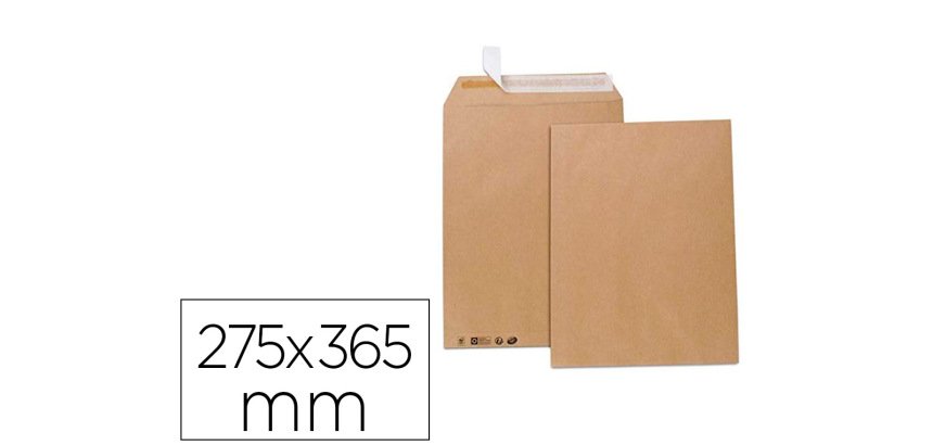 Pochette gpv kraft 120g 275x365mm boîte 250 unités