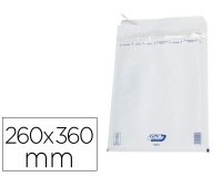 Pochette gpv bulles air kraft blanc 75g 260x360mm h boîte 100 unités