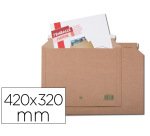 Pochette gpv expédition carton anti-pli 420x320mm paquet 2 unités