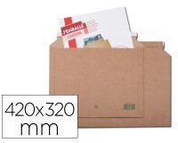 Pochette gpv expédition carton anti-pli 420x320mm paquet 2 unités