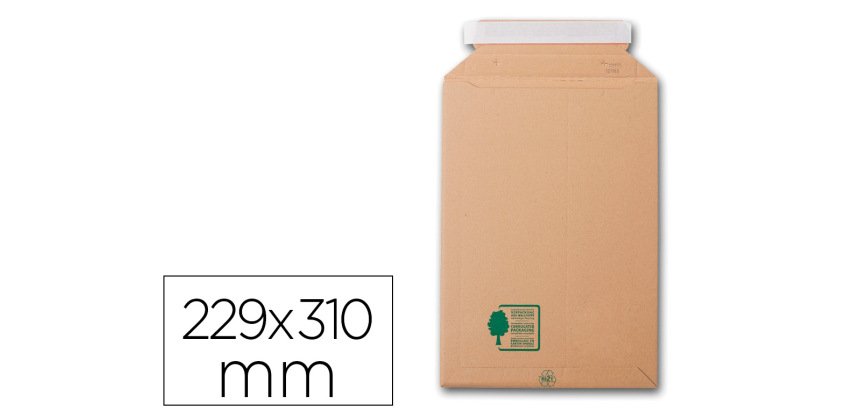 Pochette gpv carton à soufflets c4 229x310mm paquet 5 unités