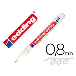 Marqueur edding e-8010 x-ray pointe ogive trait 0.8mm photo/radio hôpitaux résistant eau lumière abrasion blanc opaque