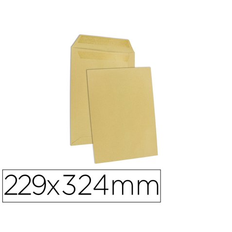 Pochette gpv kraft 90g c4 229x324mm fenêtre 50x110mm boîte 250 unités