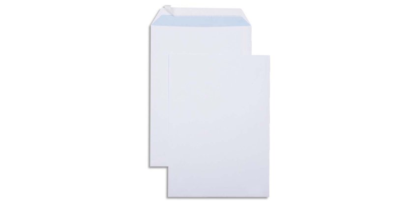 Pochette gpv économique blanche 90g c4 229x324mm boîte 250 unités