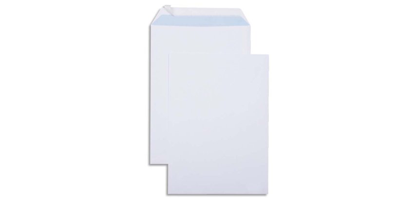 Pochette gpv économique blanche 90g c4 229x324mm boîte 250 unités