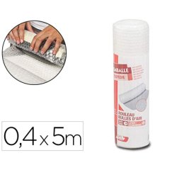Film bulle gpv rouleau transparent 0,4x5m