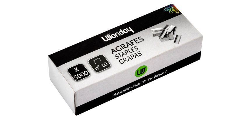 Agrafe safetool nº10 boîte 5000 unités