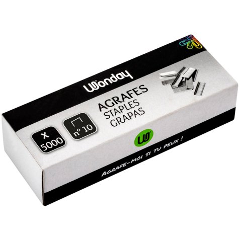 Agrafe safetool nº10 boîte 5000 unités