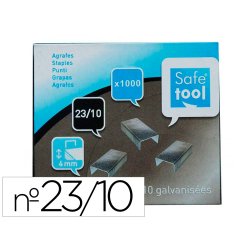 Agrafe safetool modèle 23/10 boîte 1000 unités