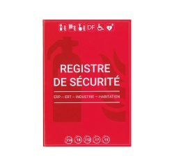 Registre unique de securite wonday format a4 60 pages