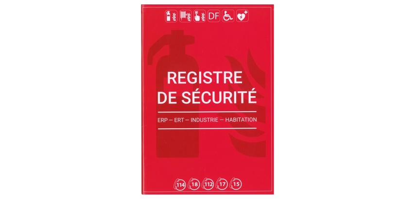 Registre unique de securite wonday format a4 60 pages
