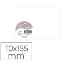 Carte correspondance clairefontaine pollen 210g/m2 110x155mm coloris blanc paquet25 feuilles