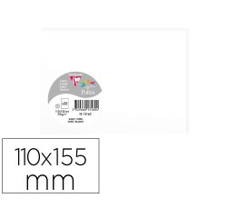 Carte correspondance clairefontaine pollen 210g/m2 110x155mm coloris blanc paquet25 feuilles