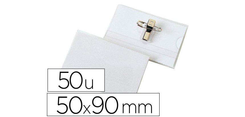 Badge carpentras combi 50x90mm boîte 50 unités