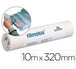 Film pvc adhesif transparent pour la couverture de livre   pose defere lux cristal dim.  10mx320mm specifique