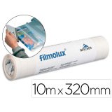 Film pvc adhesif transparent pour la couverture de livre   pose defere lux cristal dim.  10mx320mm specifique