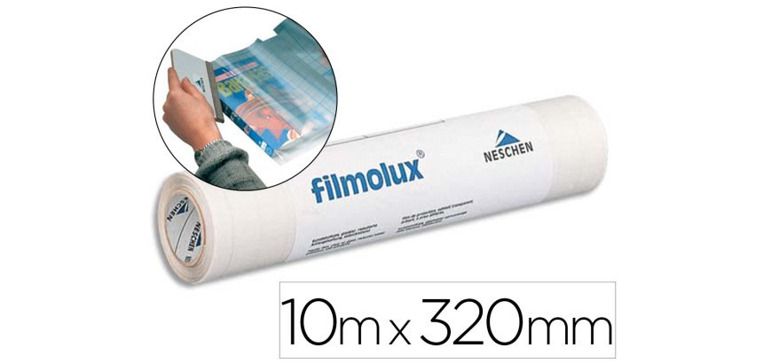 Film pvc adhesif transparent pour la couverture de livre   pose defere lux cristal dim.  10mx320mm specifique