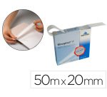 Papier japon adhesif et transparent pour page dechire devidoir dim. 50mx20mm