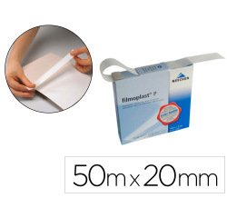 Papier japon adhesif et transparent pour page dechire devidoir dim. 50mx20mm