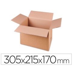 Caisse à hauteur variable antalis carton ondulé fond automatique prédécoupe aux angles 305x215x170mm